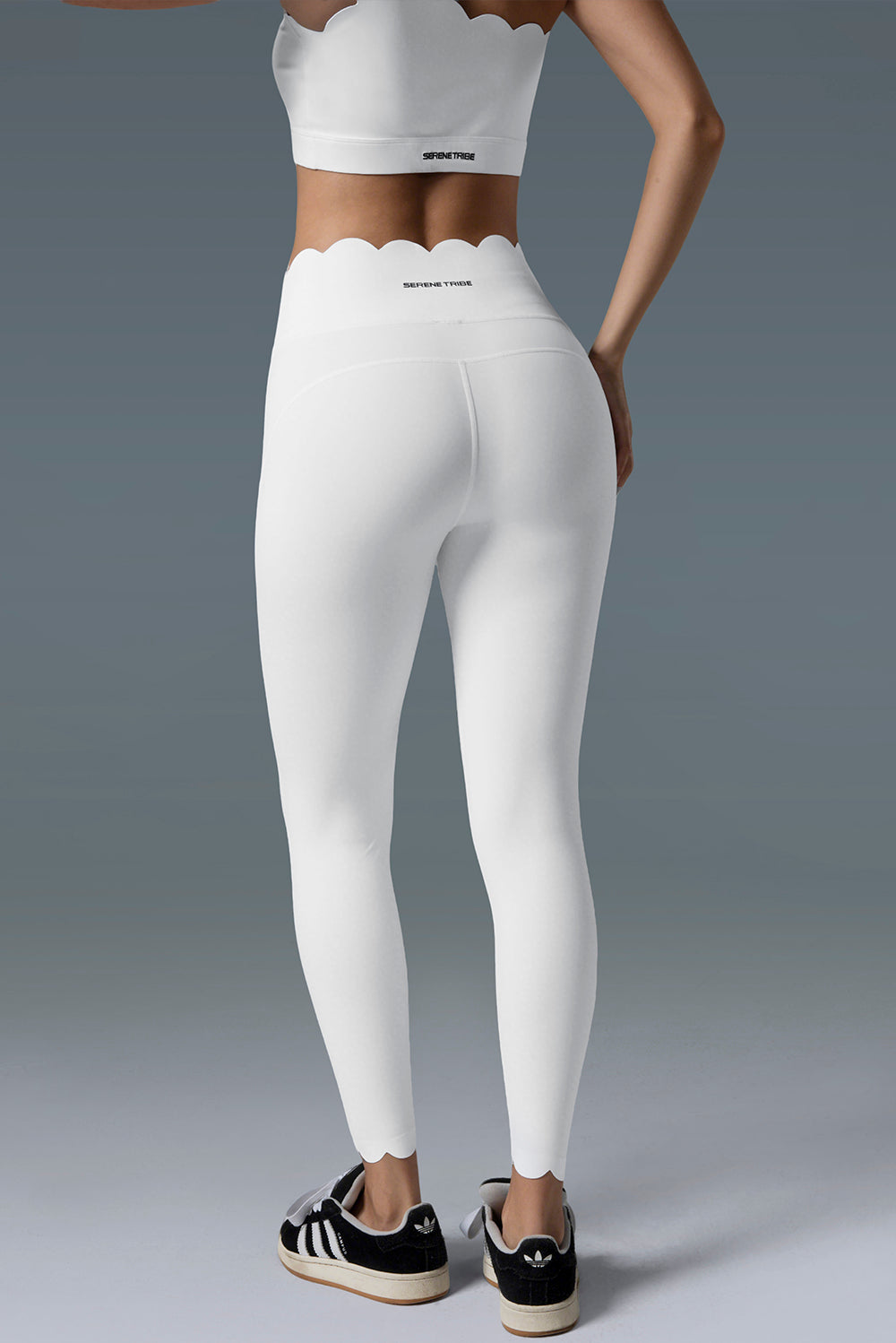Wavy High-Waist 7/8 Legging