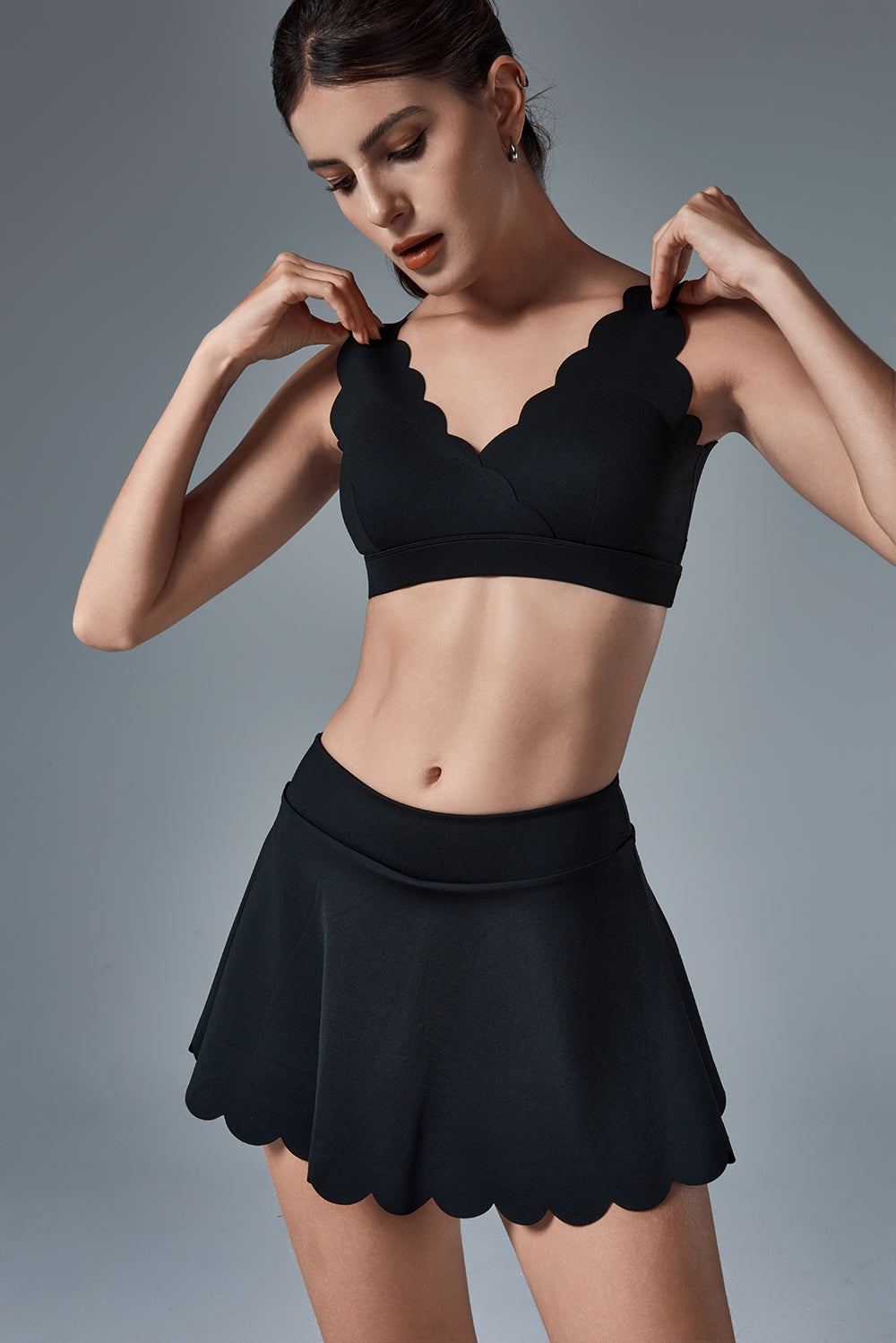 Wavy Edge Sports Bra